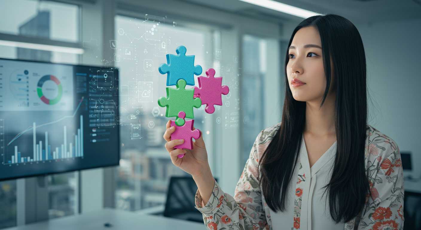 議論を交わしながらPCで作業する多様なスキルを持つチームメンバー